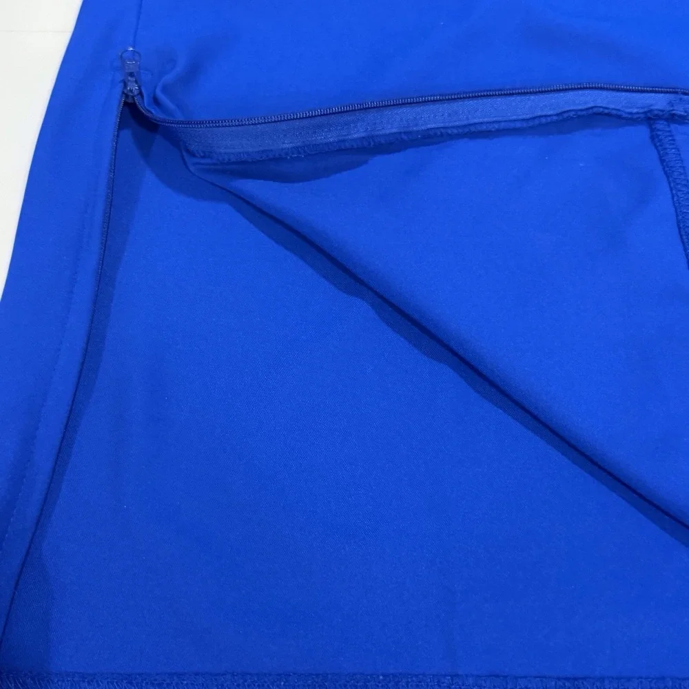 Adidas Climalite 1/4 Zip Pullover Men's XL Blue Short‎ Sleeve Golf Shirt  F Logo